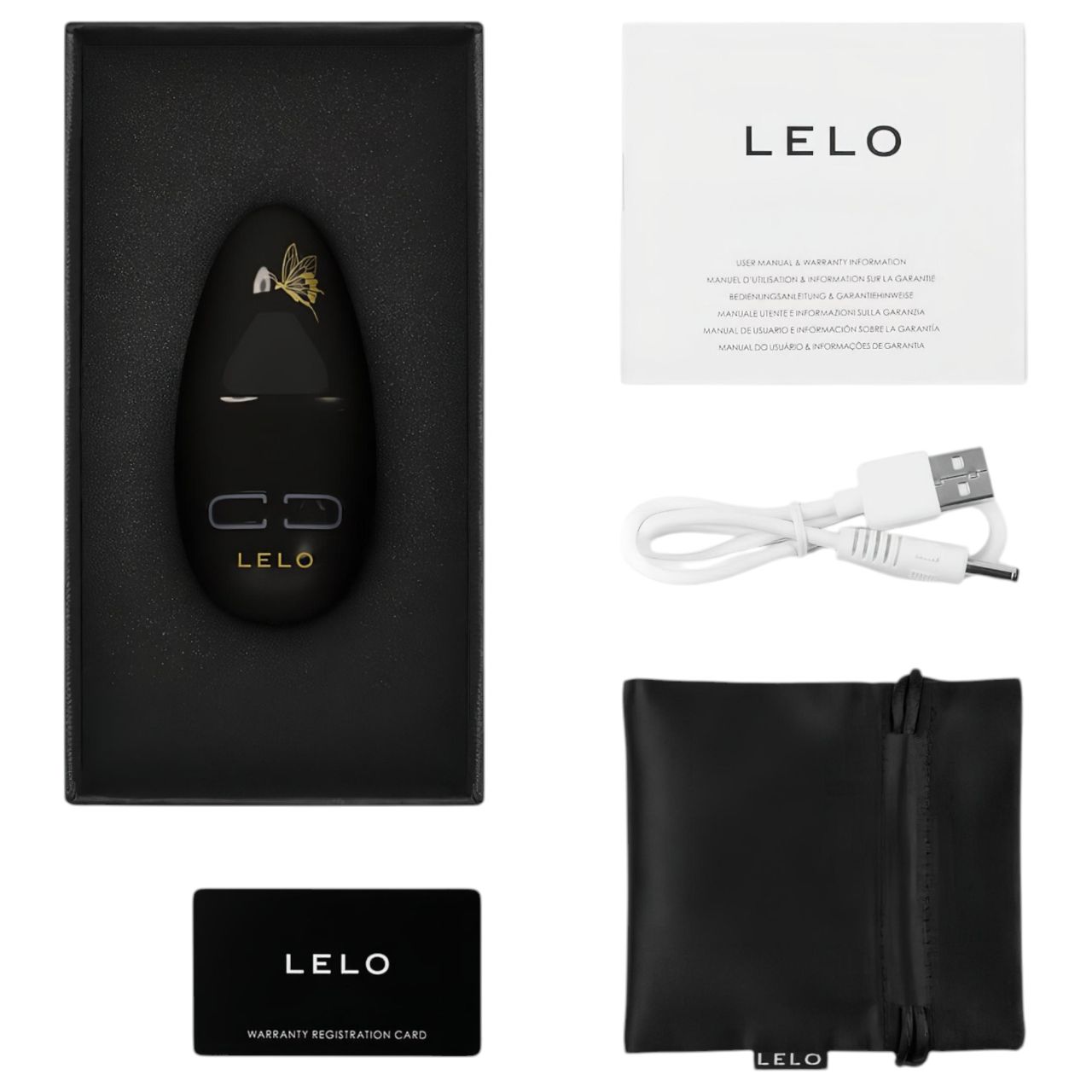 LELO Nea 3 - akkus, vízálló csikló vibrátor (fekete)
