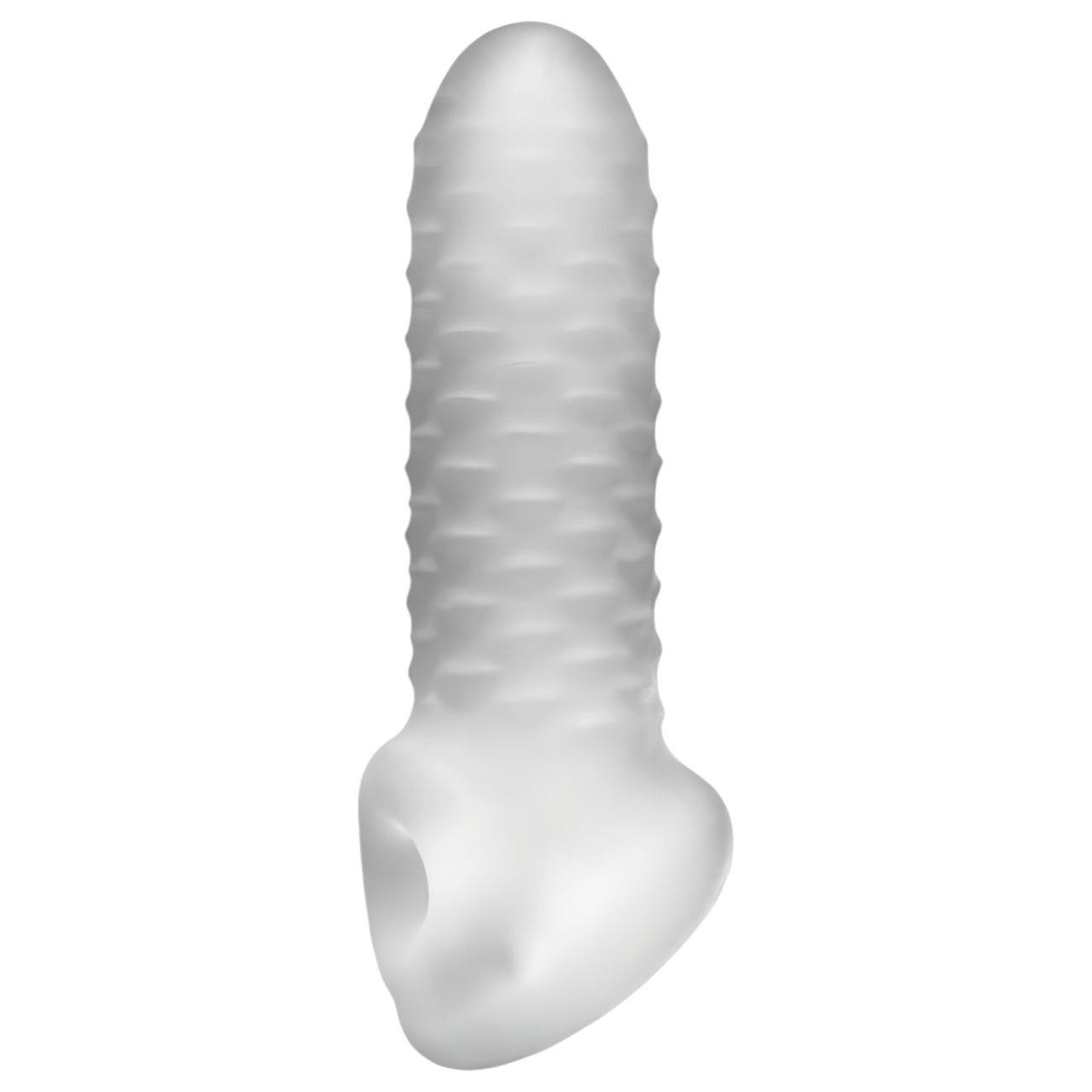 Fat Boy Checker Box - péniszköpeny (15cm) - fehér