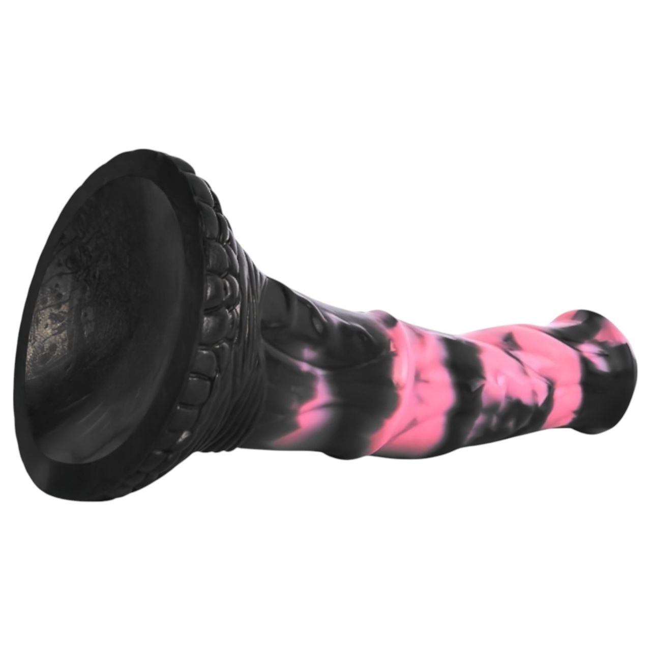 Bad Horse - szilikon ló pénisz dildó - 18cm (fekete-pink)