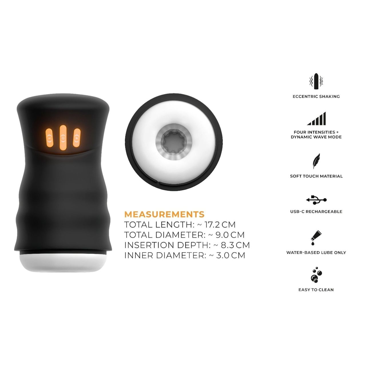 You2Toys Gyro - forgó, rezgő maszturbátor (fekete) You2Toys Gyro - forgó, rezgő maszturbátor (fekete)