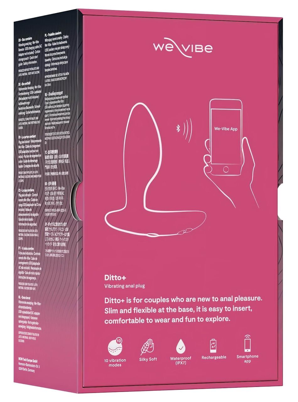 We-Vibe Ditto+ - okos, akkus anál vibrátor (pink) We-Vibe Ditto+ - okos, akkus anál vibrátor (pink)