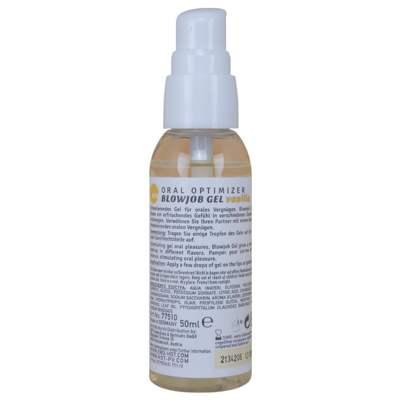 Blowjob Gel - orál síkosító gél - vanília (50ml) Blowjob Gel - orál síkosító gél - vanília (50ml)