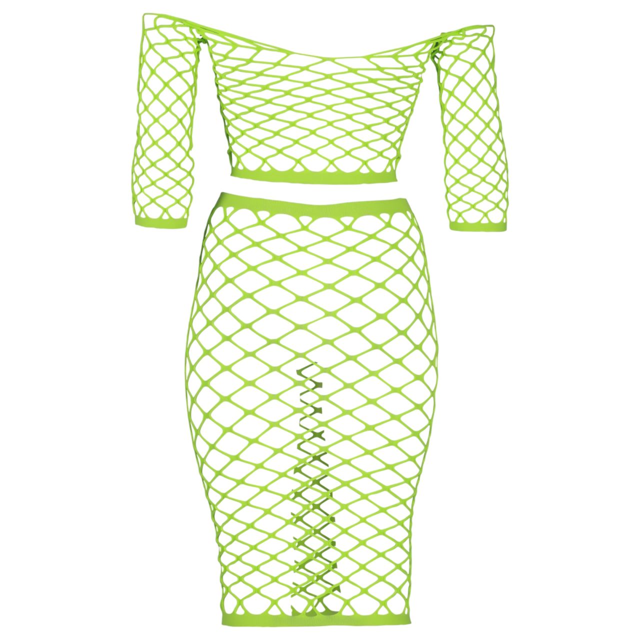 Ouch! - foszforeszkáló szoknya és felső (neon zöld) Ouch! - foszforeszkáló szoknya és felső (neon zöld)