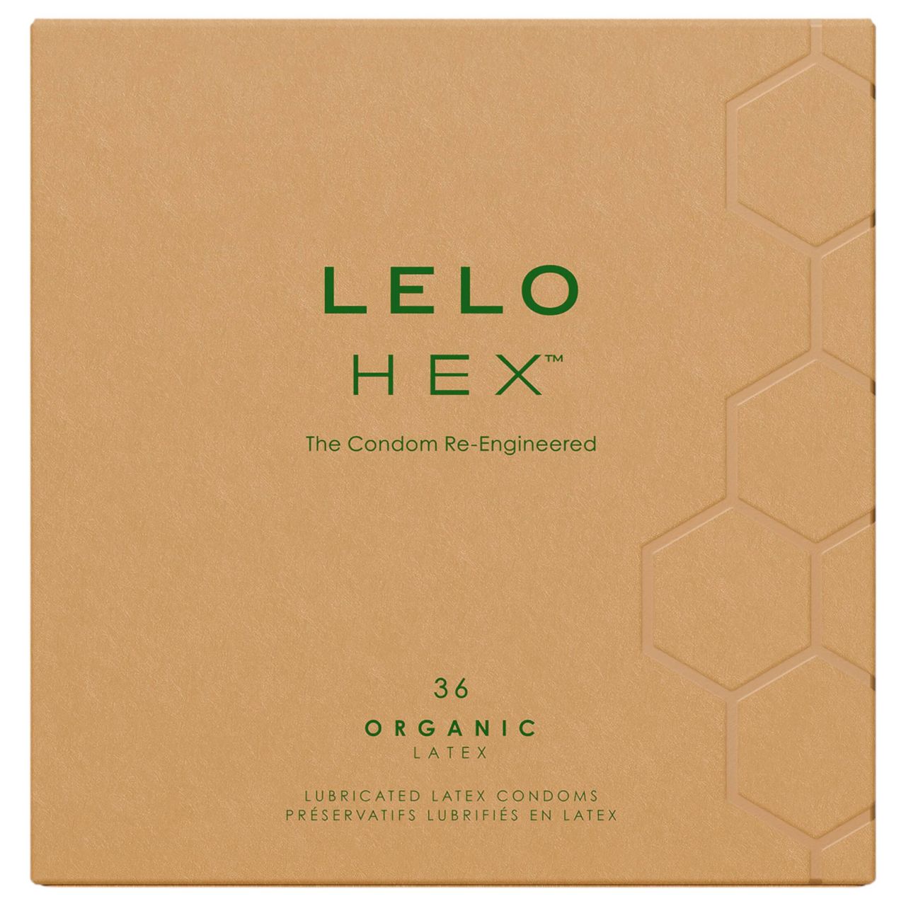 LELO Hex Organic - potencia óvszer (36db)