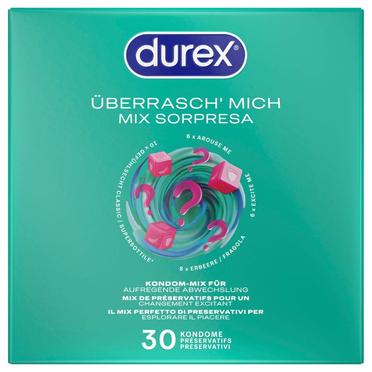 Durex Surprise Me - óvszer csomag (30db)