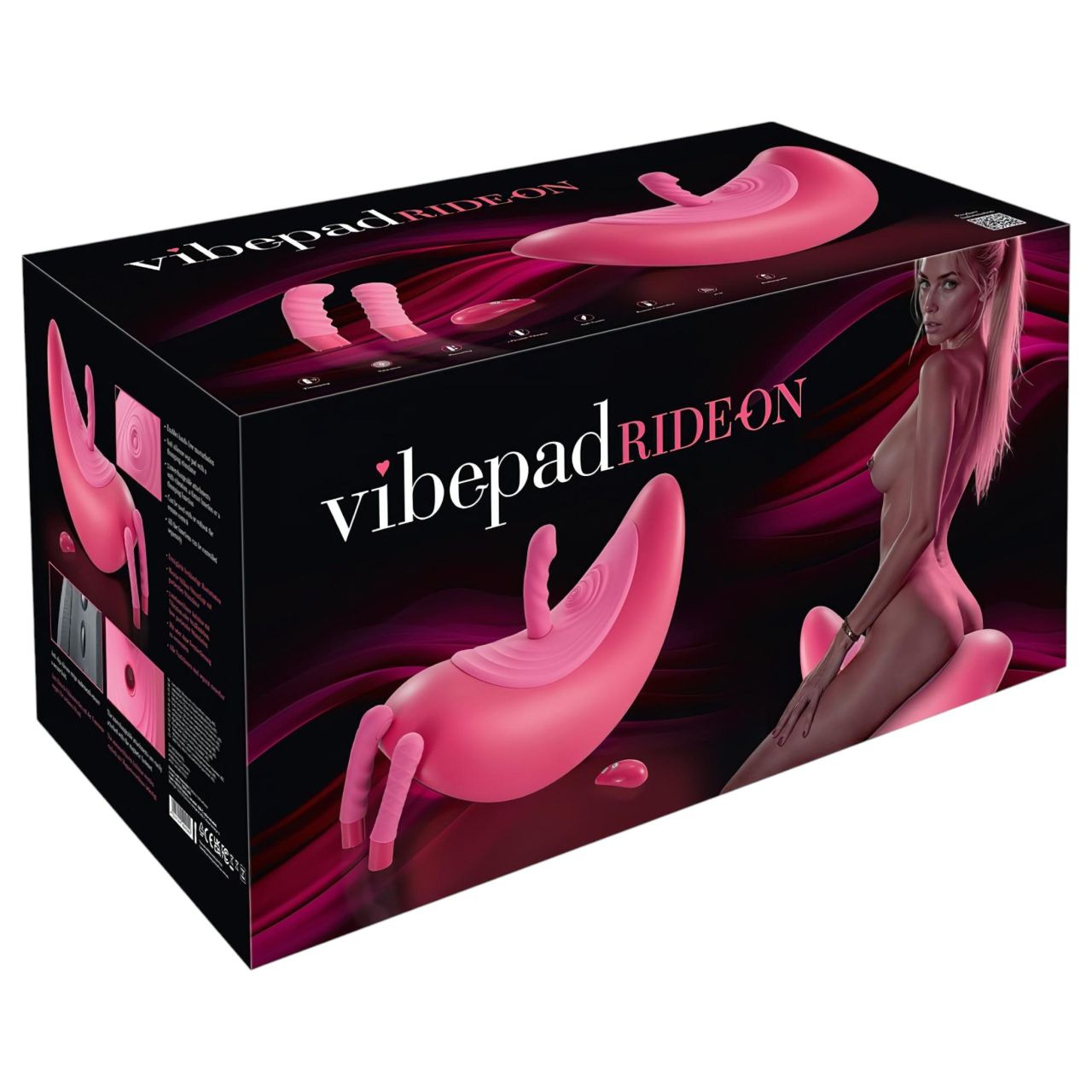 VibePad Rideon - pulzáló G-pont és csiklóizgató hinta (pink) VibePad Rideon - pulzáló G-pont és csiklóizgató hinta (pink)