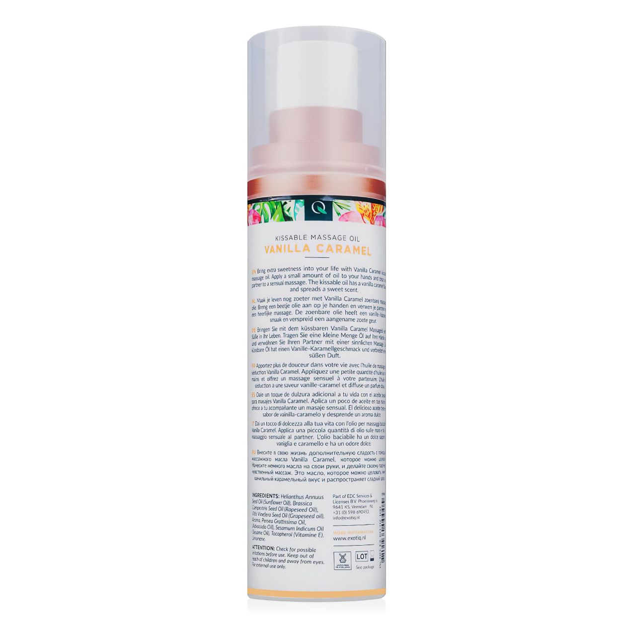 Exotiq - illatos masszázsolaj - vanília karamell (100ml)