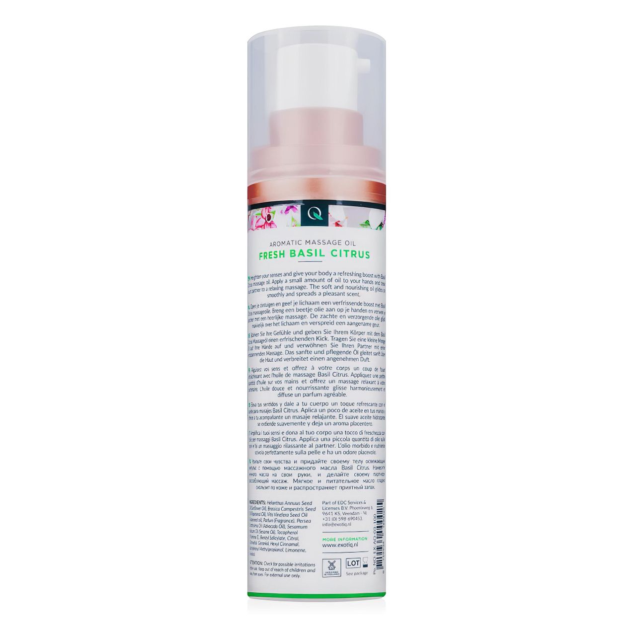 / Exotiq - illatos masszázsolaj - bazsalikom-citrom (100ml)