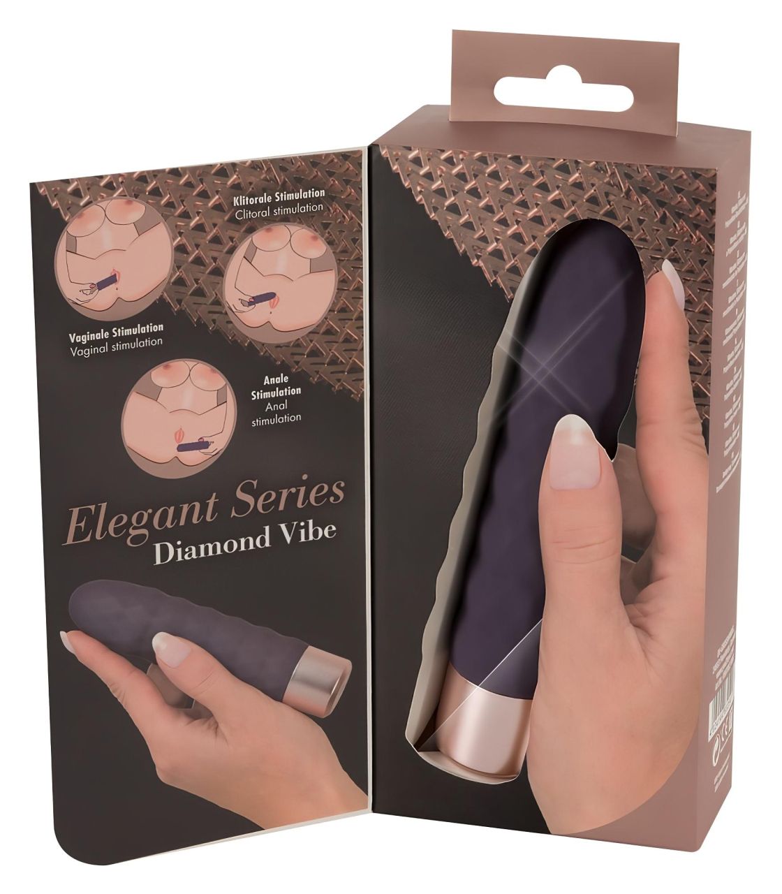 You2Toys Elegant Diamond - akkus rúd vibrátor (lila)