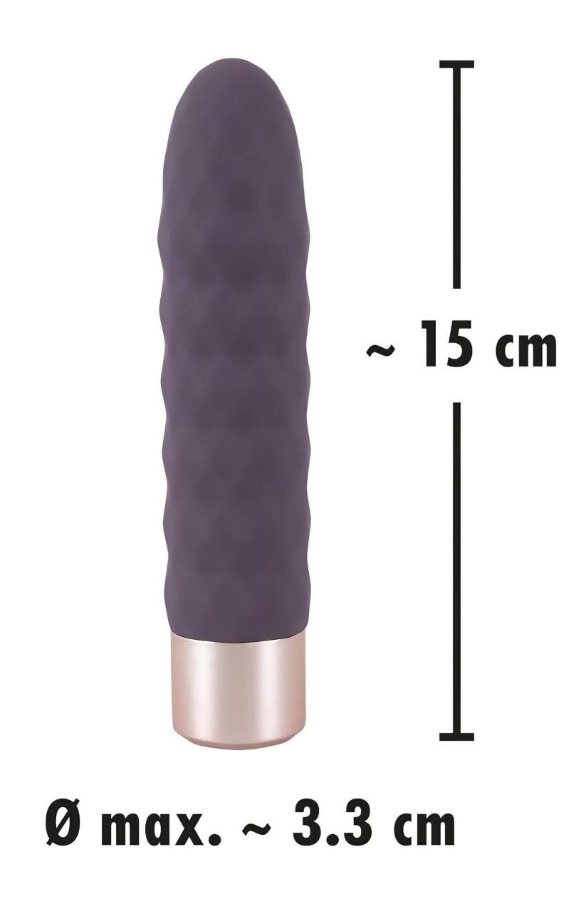 You2Toys Elegant Diamond - akkus rúd vibrátor (lila)
