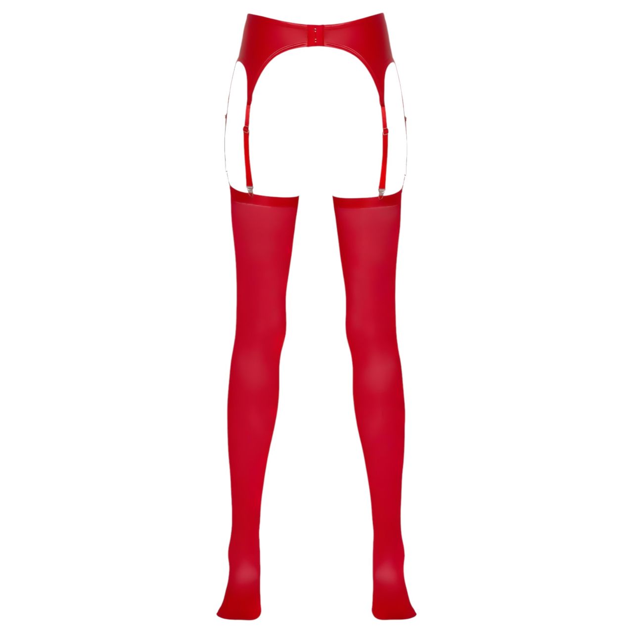 NO:XQSE - fényes harisnyatartós szett (piros) NO:XQSE - fényes harisnyatartós szett (piros)