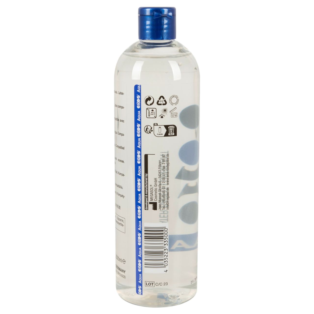 EROS Aqua - flakonos vízbázisú síkosító (500ml) EROS Aqua - flakonos vízbázisú síkosító (500ml)