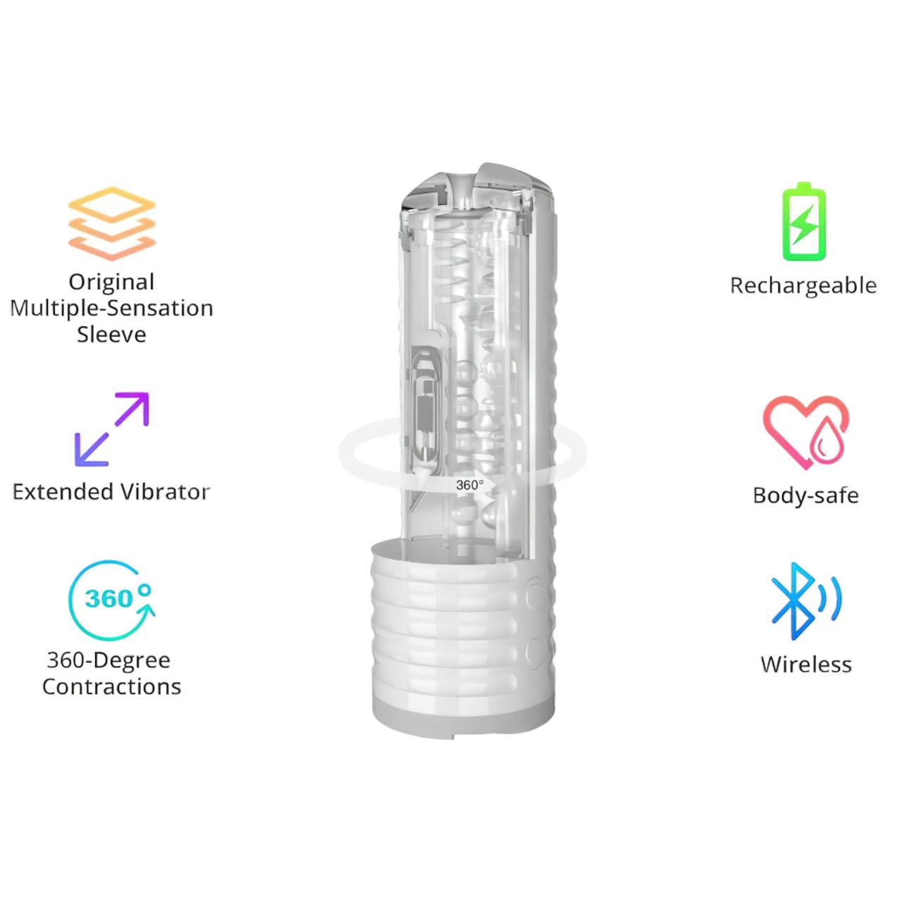 LOVENSE Max 2 - okos maszturbátor (fehér) LOVENSE Max 2 - okos maszturbátor (fehér)