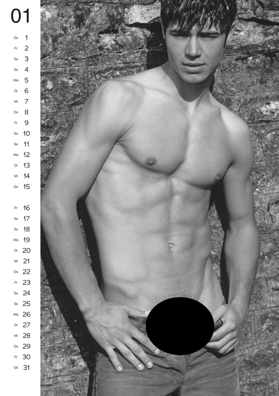 Akt férfi naptár - 2026