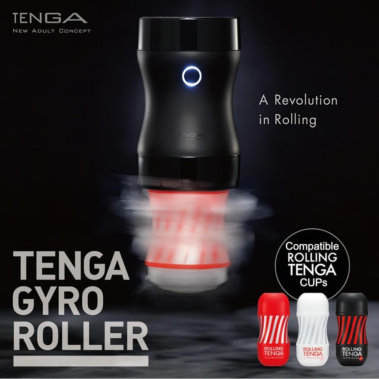 / TENGA Rolling Strong - kézi maszturbátor