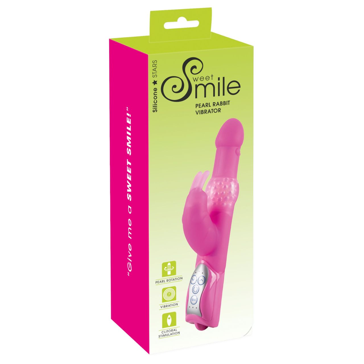 / SMILE Pearly Rabbit - gyöngyös vibrátor (pink)
