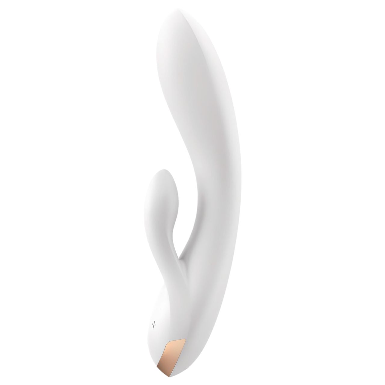 Satisfyer Double Flex - okos, csiklókaros vibrátor (fehér) Satisfyer Double Flex - okos, csiklókaros vibrátor (fehér)