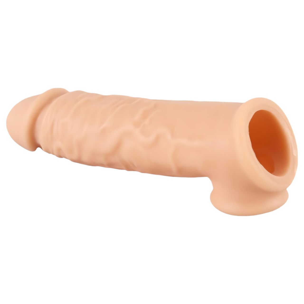 Realistixxx - heregyűrűs péniszköpeny - 16cm (natúr) Realistixxx - heregyűrűs péniszköpeny - 16cm (natúr)