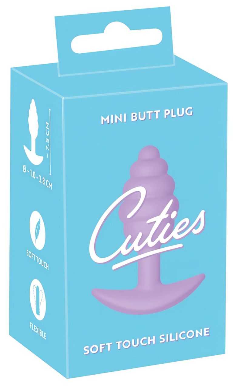 Cuties Mini Butt Plug - szilikon anál plug - lila (2,8cm) Cuties Mini Butt Plug - szilikon anál plug - lila (2,8cm)