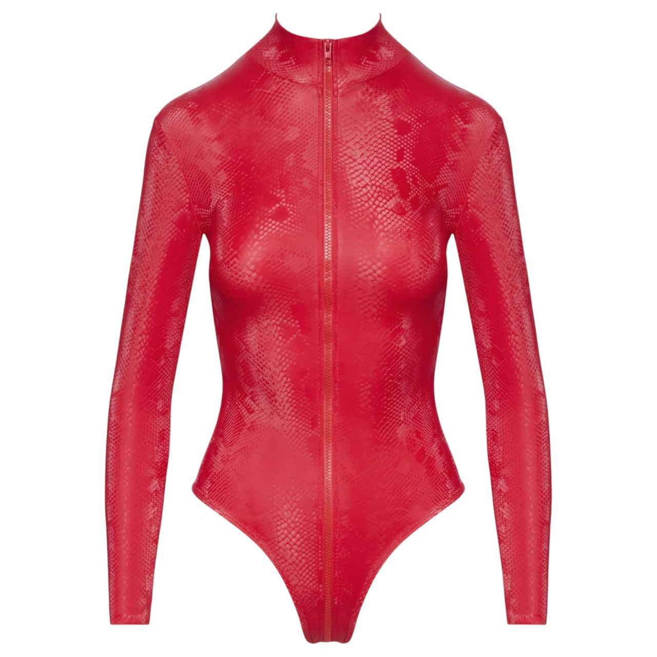 Cottelli - kígyóbőr mintás body (piros) Cottelli - kígyóbőr mintás body (piros)