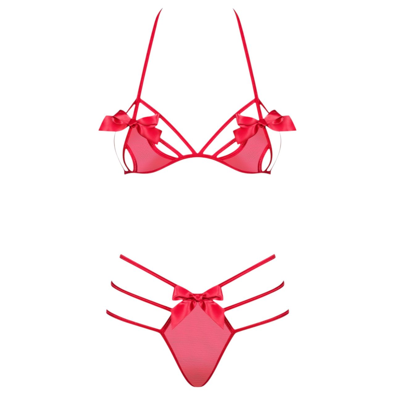 Obsessive Giftella - masnis fehérnemű szett (piros) Obsessive Giftella - masnis fehérnemű szett (piros)