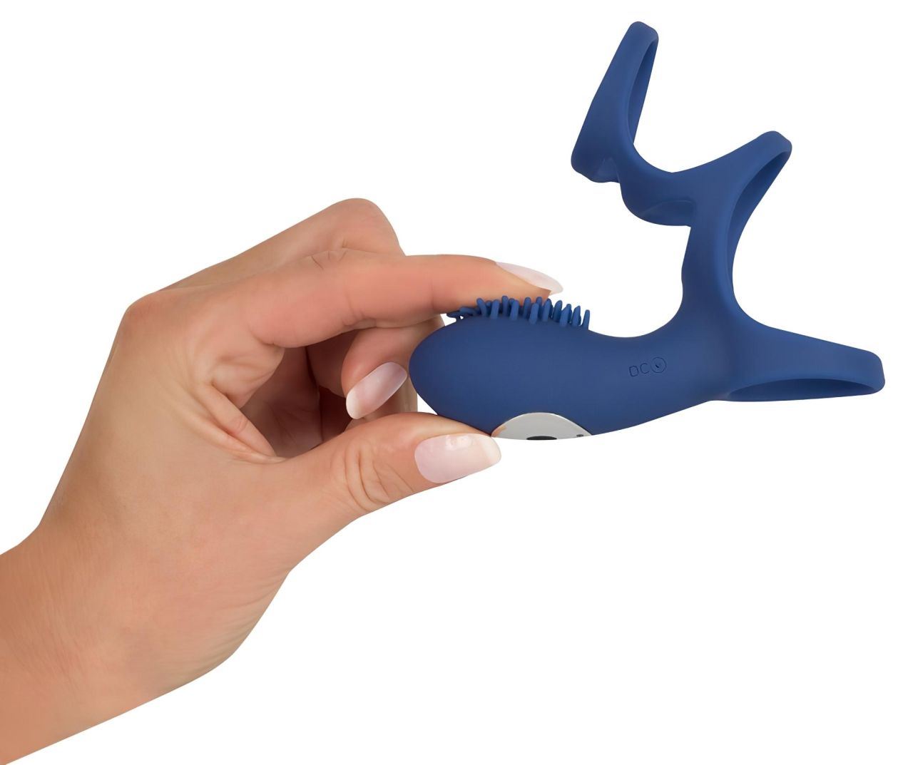 SMILE Couple - akkus, vibrációs péniszmandzsetta (kék) SMILE Couple - akkus, vibrációs péniszmandzsetta (kék)