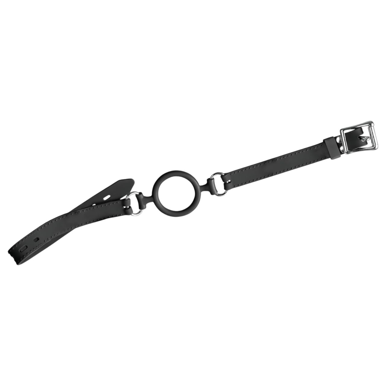 Bad Kitty - szilikon karika szájpecek (fekete) Bad Kitty - szilikon karika szájpecek (fekete)