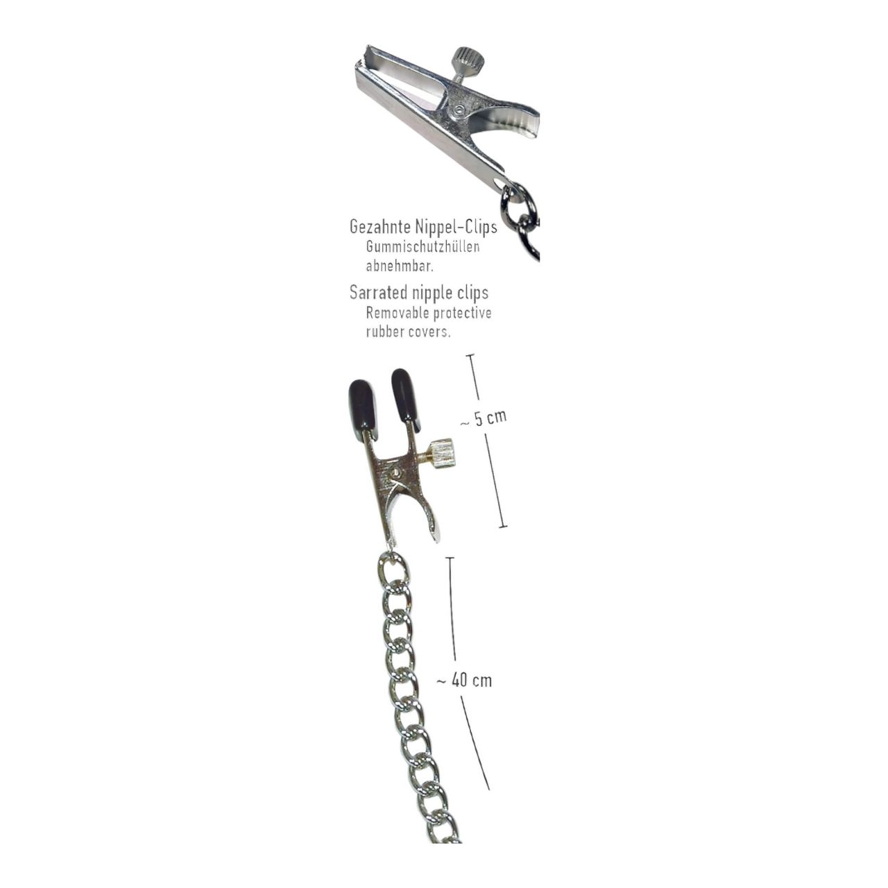 Láncos, állítható csipesz Láncos, állítható csipesz