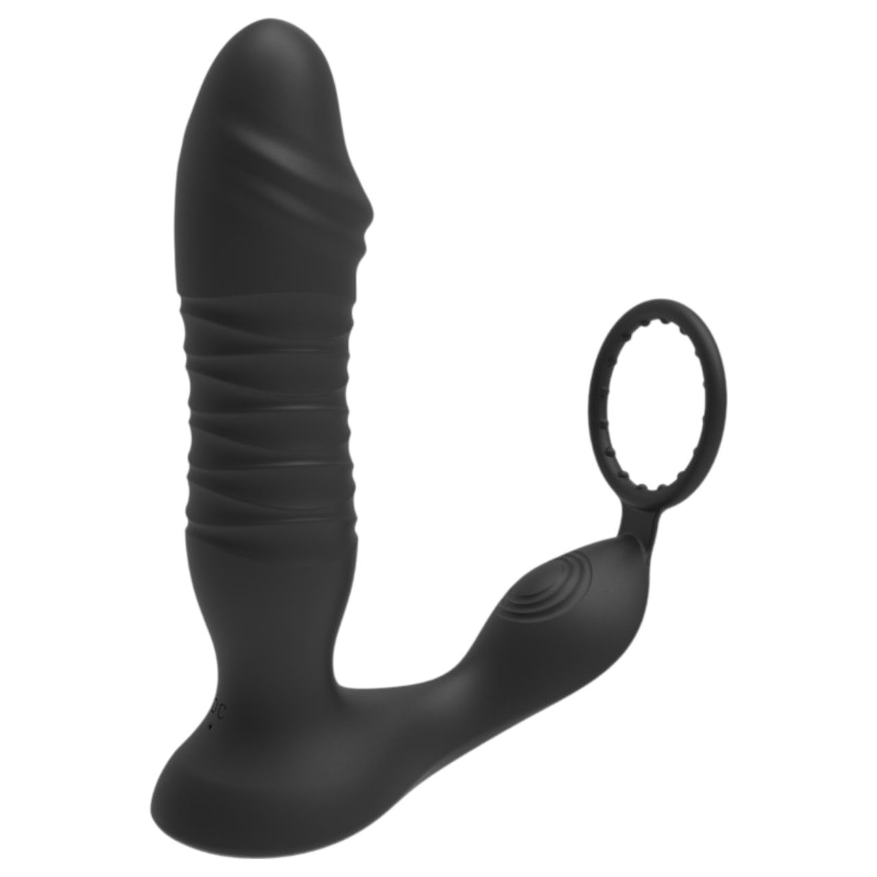 Men's Play - okos, lökő análvibrátor (fekete)