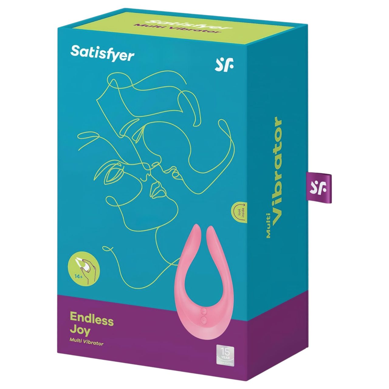 Satisfyer Endless Joy - akkus párvibrátor (pink) Satisfyer Endless Joy - akkus párvibrátor (pink)