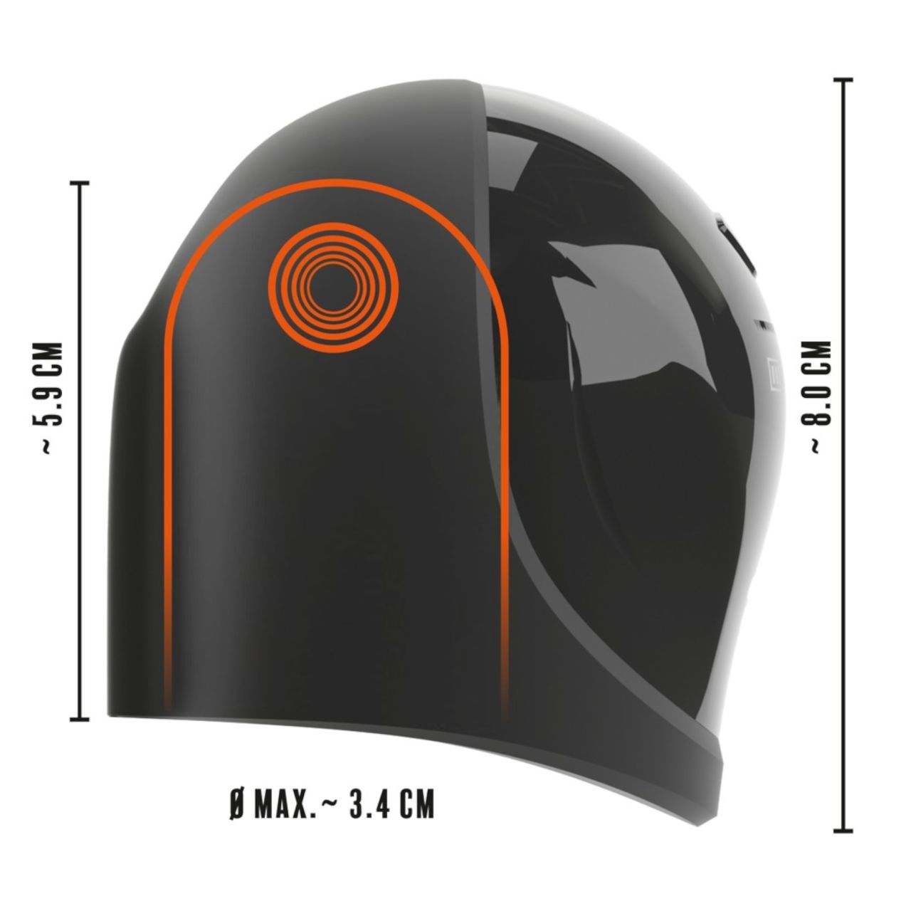 Rebel - vízálló makkvibrátor (fekete) Rebel - vízálló makkvibrátor (fekete)