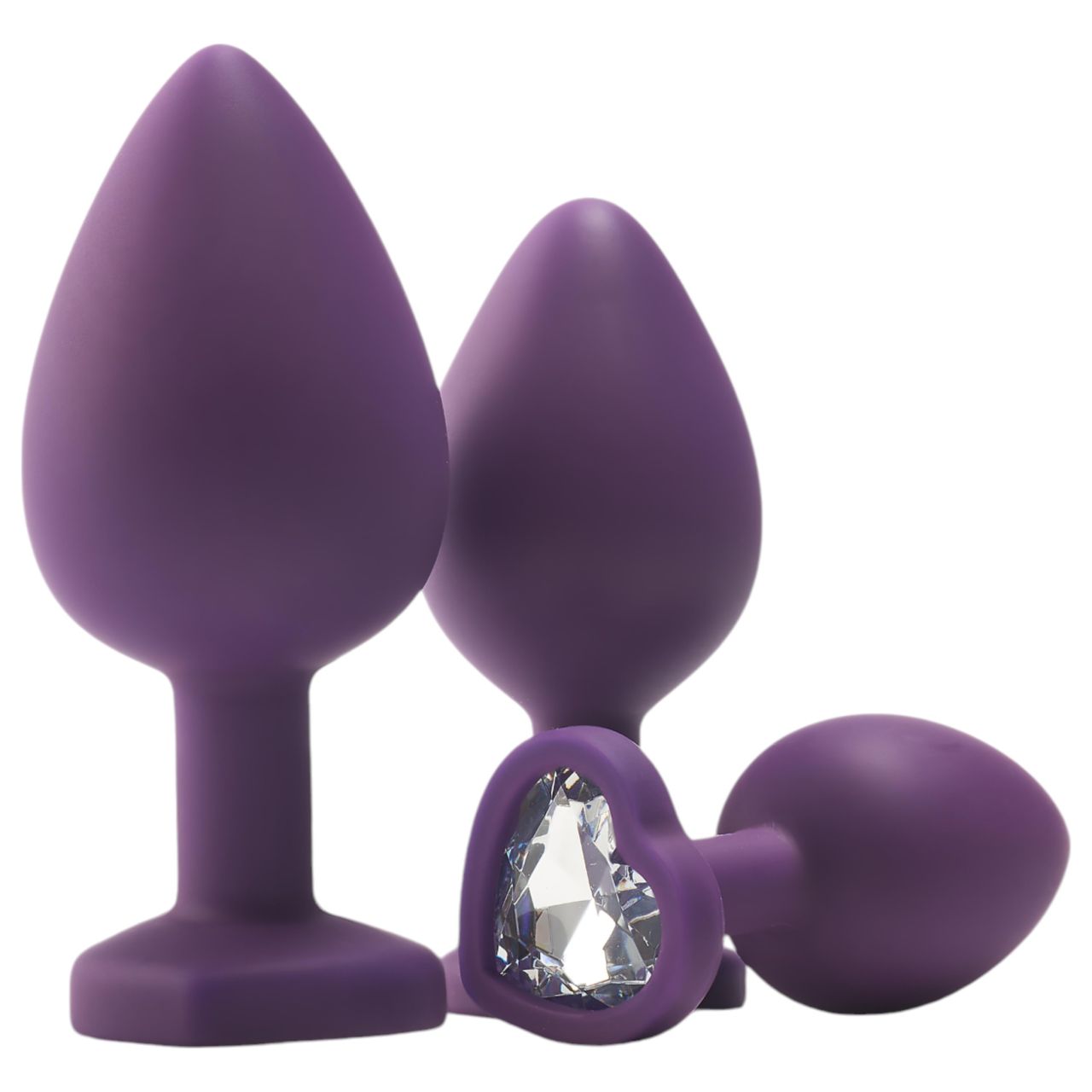 Flirts anal training kit - anál plug szett (3db) - lila Flirts anal training kit - anál plug szett (3db) - lila