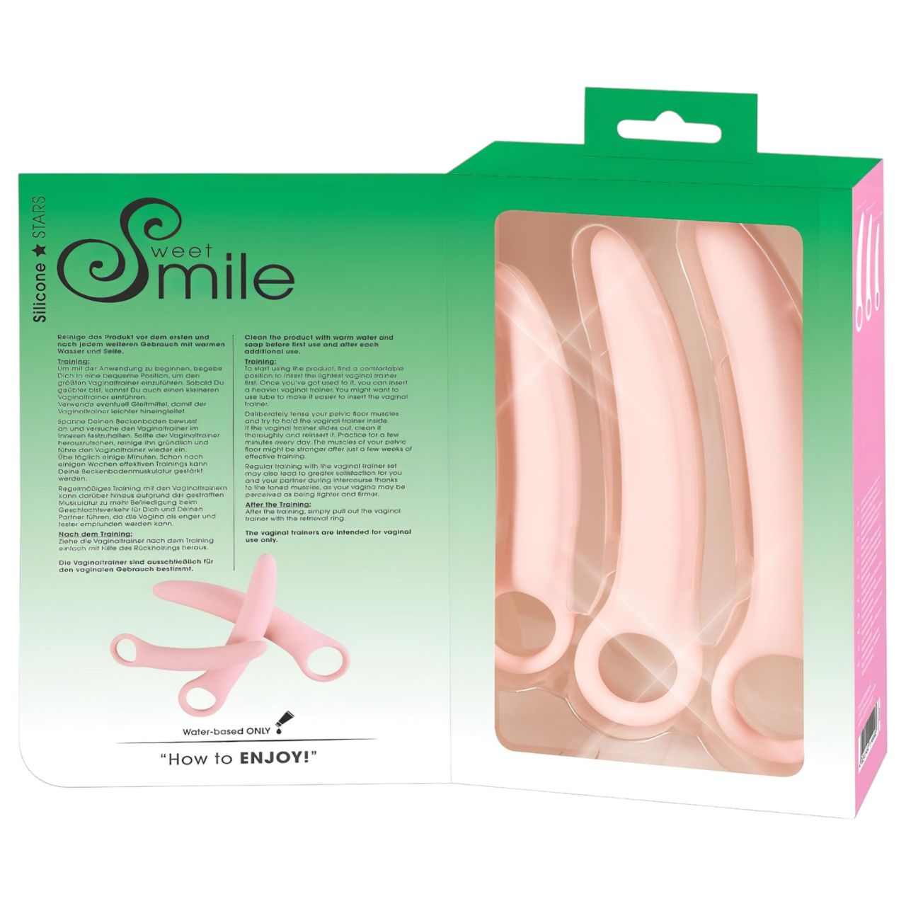 SMILE - Vaginal Trainers - dildó szett - rózsaszín (3 részes) SMILE - Vaginal Trainers - dildó szett - rózsaszín (3 részes)