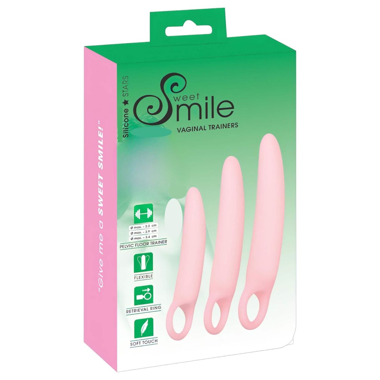 SMILE - Vaginal Trainers - dildó szett - rózsaszín (3 részes) SMILE - Vaginal Trainers - dildó szett - rózsaszín (3 részes)