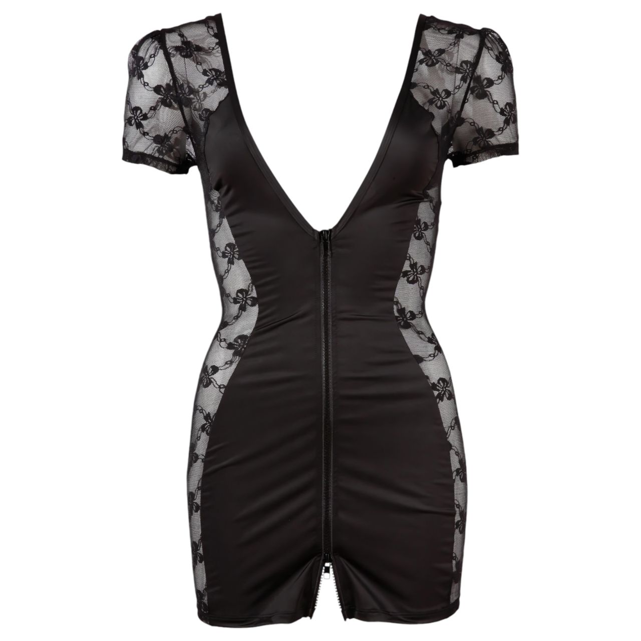 Cottelli - Masnis, csipkés kombinált ruha (fekete) Cottelli - Masnis, csipkés kombinált ruha (fekete)