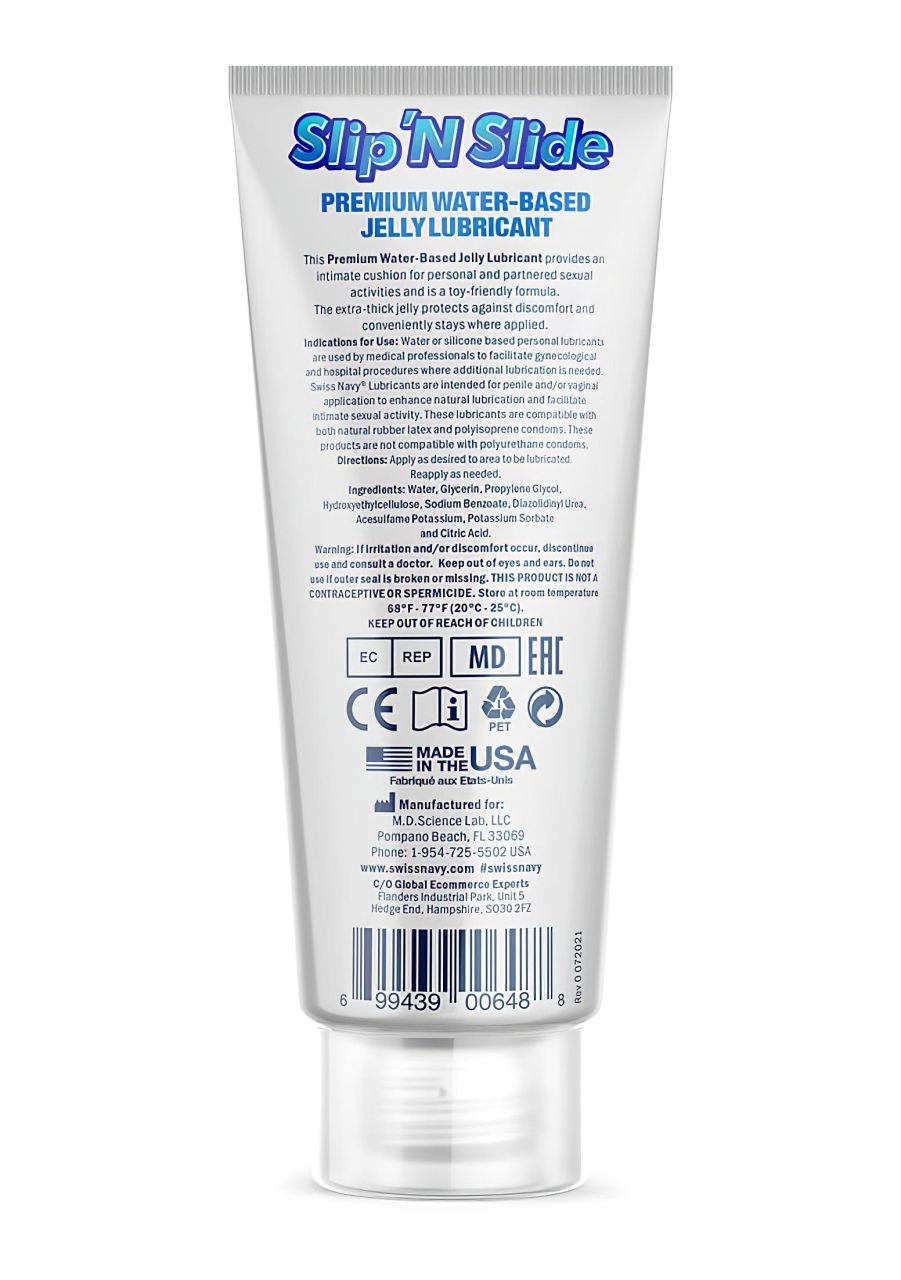 Swiss Navy Slip'N Slide - vízbázisú síkosító (59ml) Swiss Navy Slip'N Slide - vízbázisú síkosító (59ml)