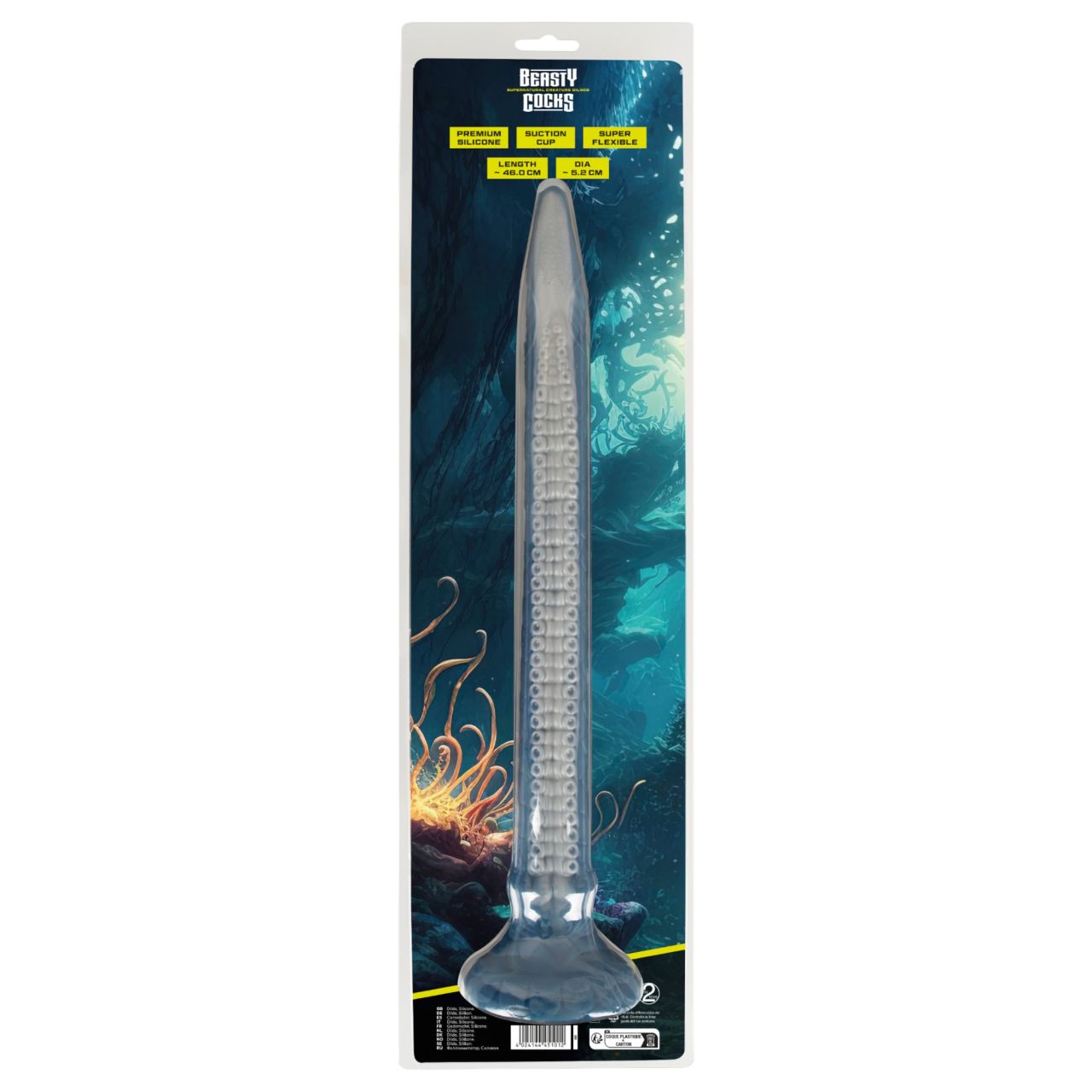 Beasty Cocks Eel of Ecstasy - extra hosszú dildó (kék) Beasty Cocks Eel of Ecstasy - extra hosszú dildó (kék)