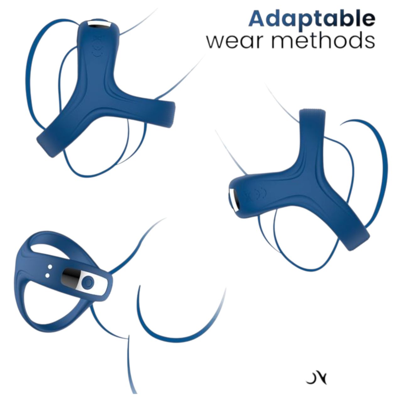 INTOYOU - okos, vibrációs pénisz-és heregyűrű (kék) INTOYOU - okos, vibrációs pénisz-és heregyűrű (kék)