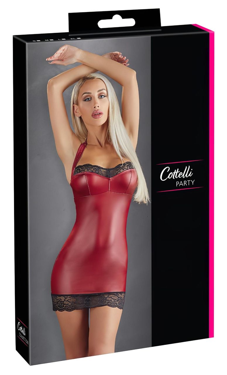 Cottelli - fényes miniruha (piros) Cottelli - fényes miniruha (piros)