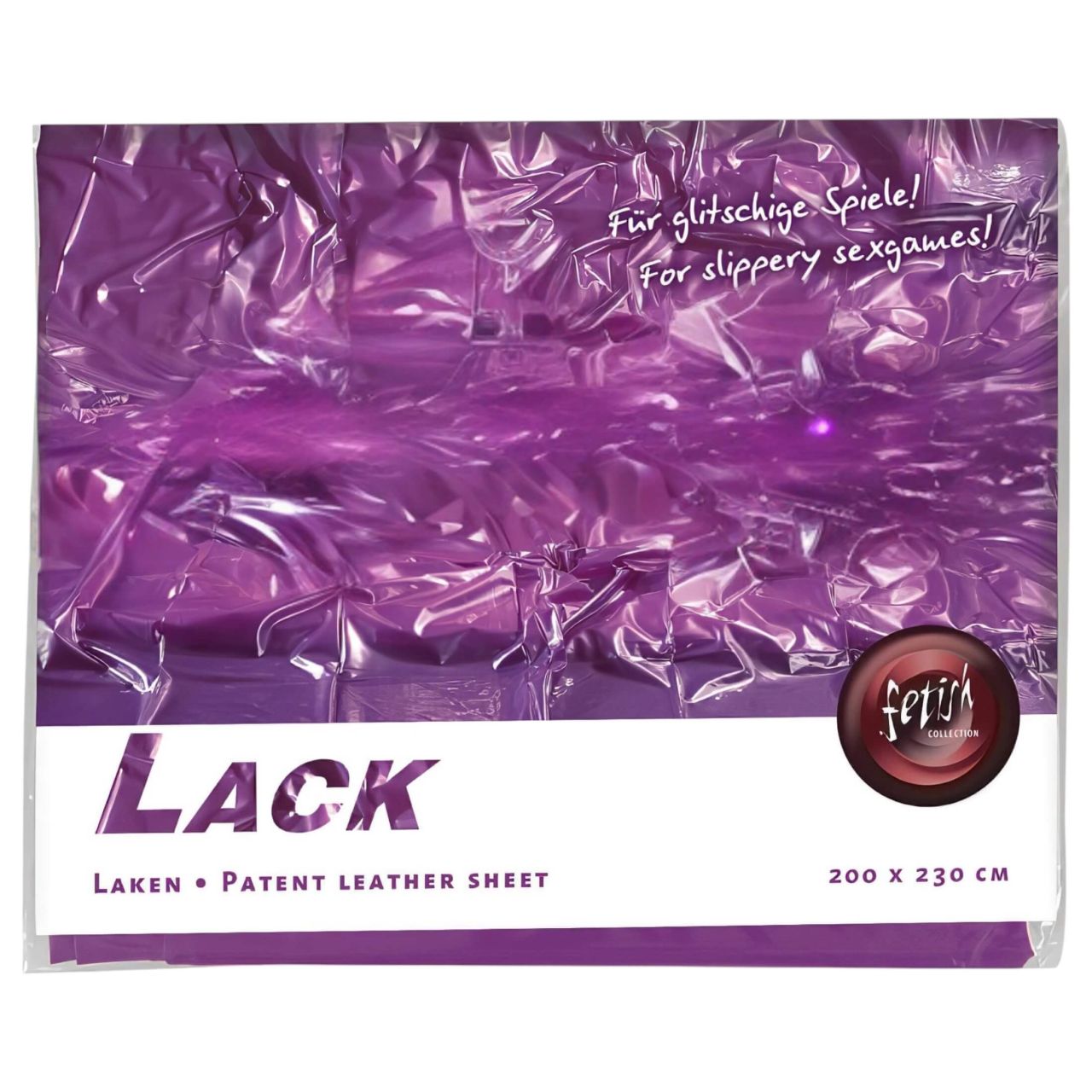 Lakk lepedő - 200x220cm (lila) Lakk lepedő - 200x220cm (lila)