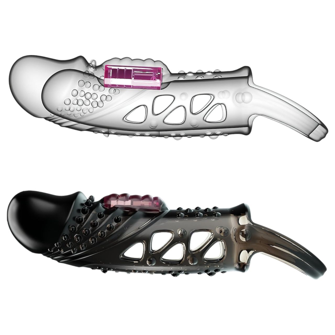 Pretty Love Cecelia - heregyűrűs, vibrációs péniszköpeny (fekete) Pretty Love Cecelia - heregyűrűs, vibrációs péniszköpeny (fekete)