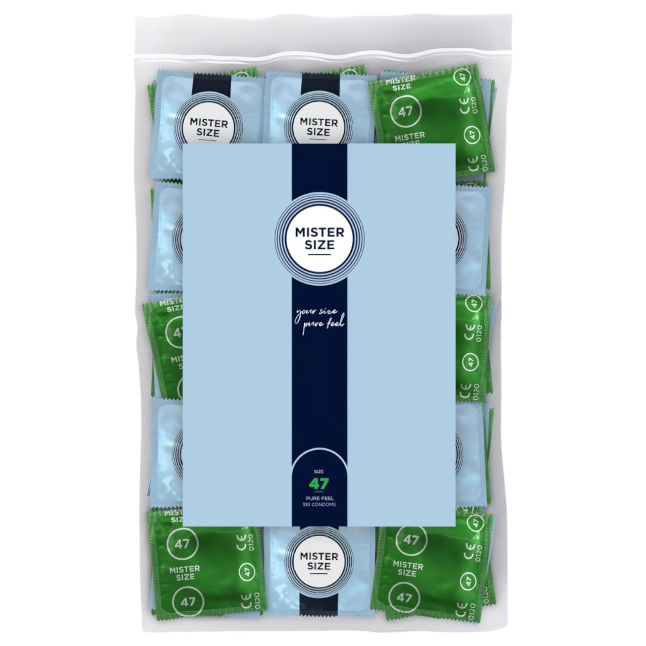 Mister Size vékony óvszer - 47mm (100db) Mister Size vékony óvszer - 47mm (100db)