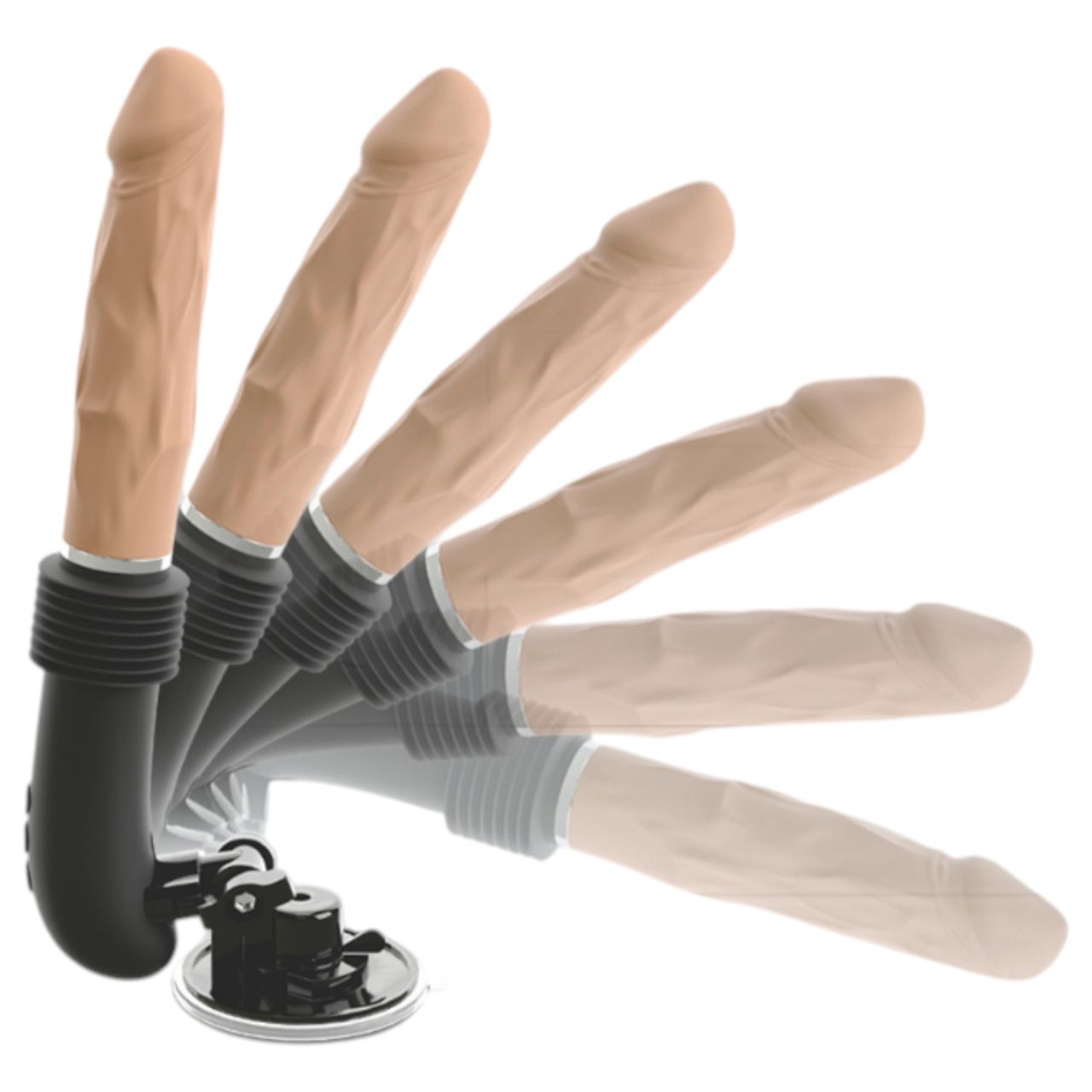 You2Toys RC Fucking Machine Flesh - lökő vibrátor (natúr)