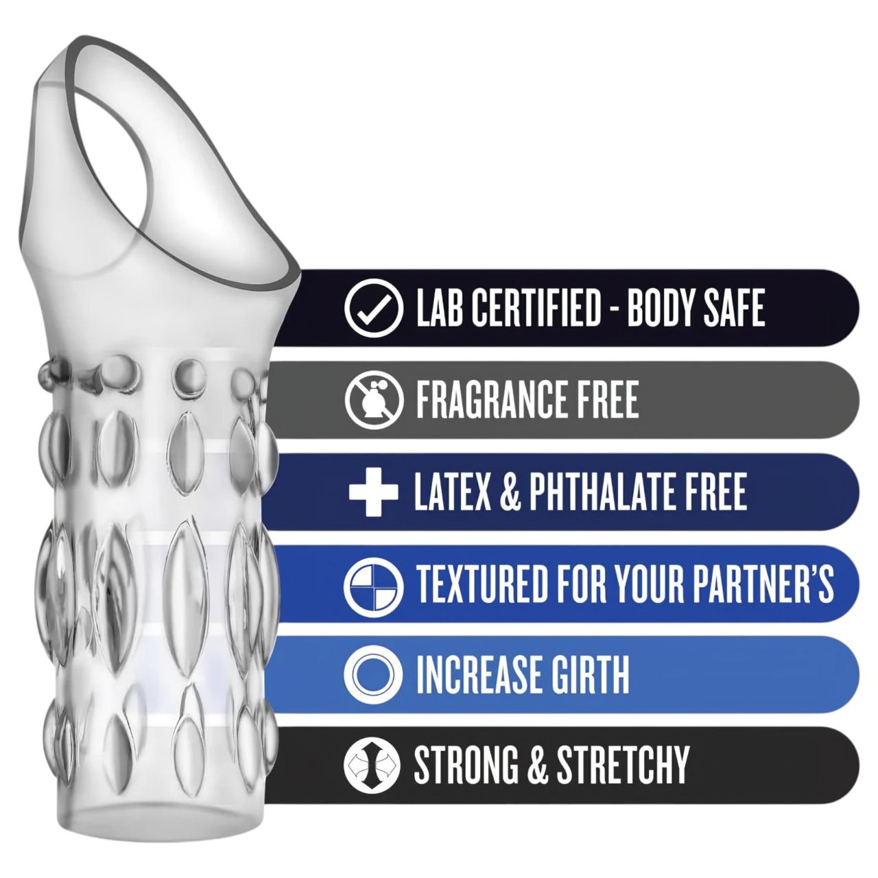 Performance - heregyűrűs péniszmandzsetta (átlátszó) Performance - heregyűrűs péniszmandzsetta (átlátszó)