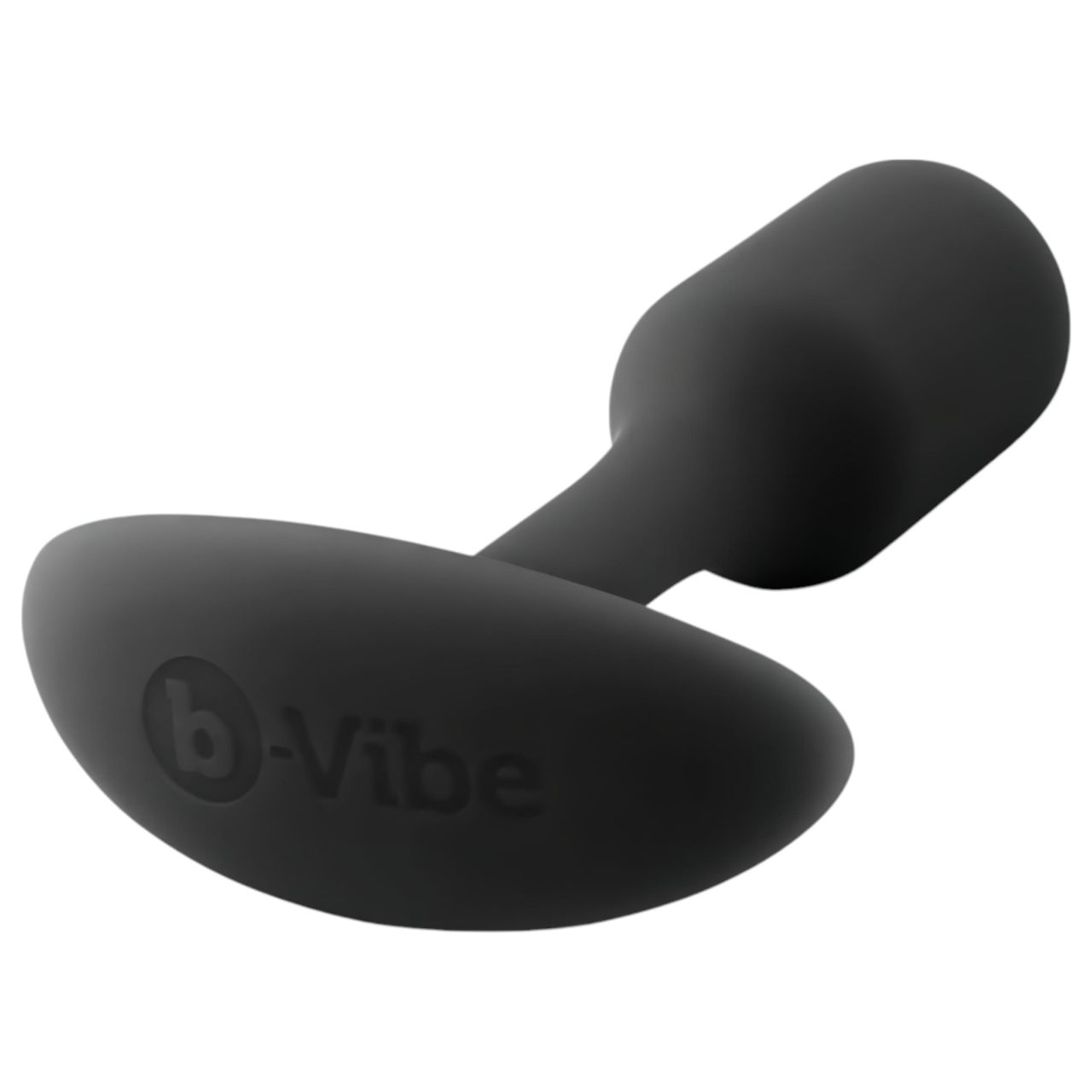 b-vibe Snug Plug 1 - anál plug belső súllyal (55g) - fekete b-vibe Snug Plug 1 - anál plug belső súllyal (55g) - fekete