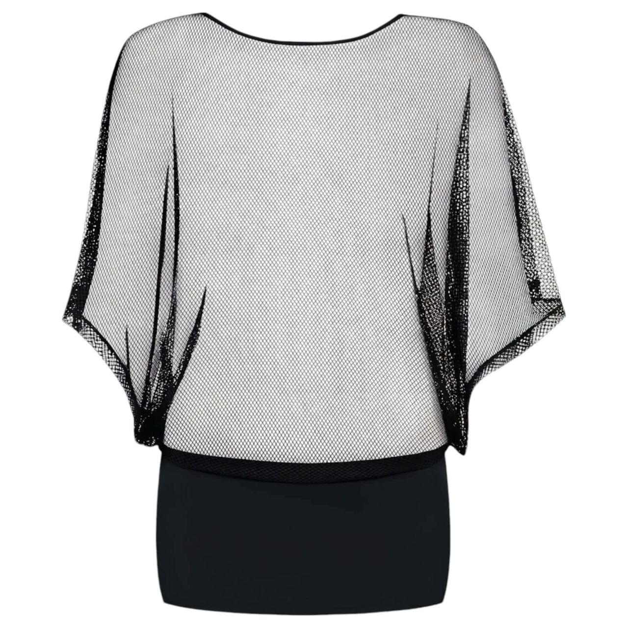 Obsessive Punker - átlátszó miniruha és tanga (fekete) Obsessive Punker - átlátszó miniruha és tanga (fekete)