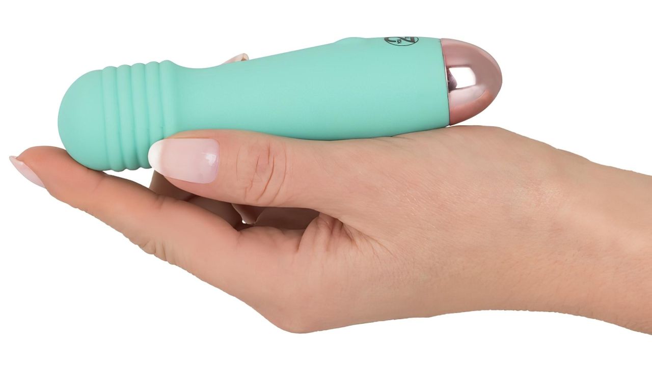 Cuties Mini Wand - akkus, mini masszírozó vibrátor (zöld) Cuties Mini Wand - akkus, mini masszírozó vibrátor (zöld)