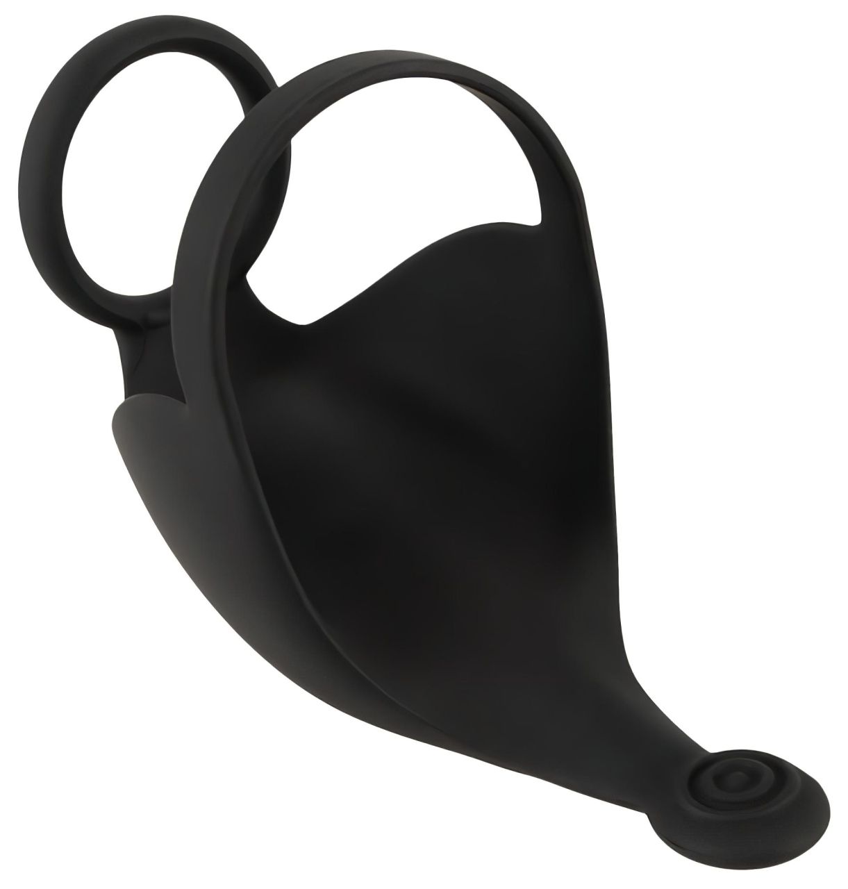 Rebel - akkus, péniszgyűrű és here vibrátor (fekete) Rebel - akkus, péniszgyűrű és here vibrátor (fekete)