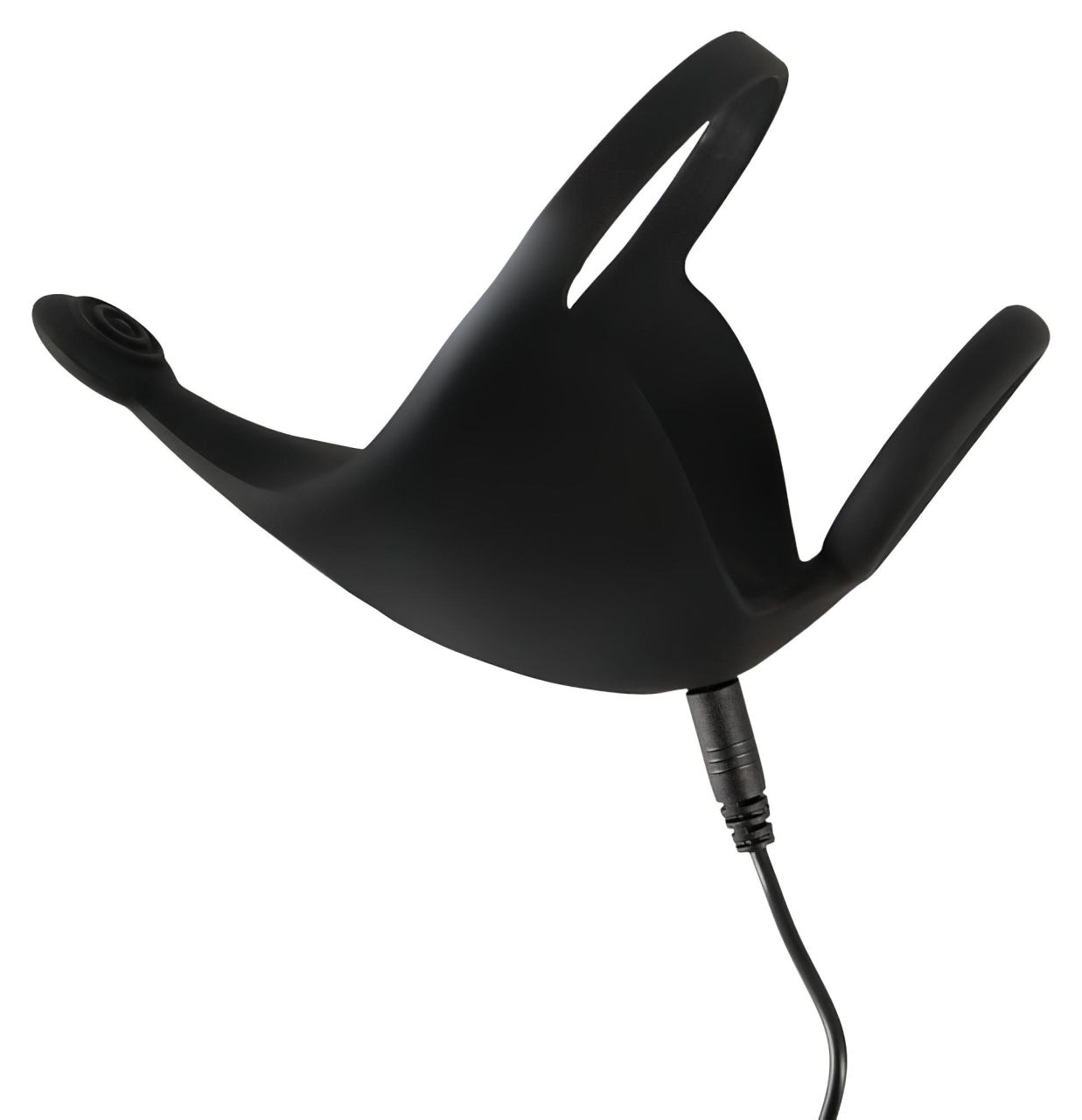 Rebel - akkus, péniszgyűrű és here vibrátor (fekete) Rebel - akkus, péniszgyűrű és here vibrátor (fekete)