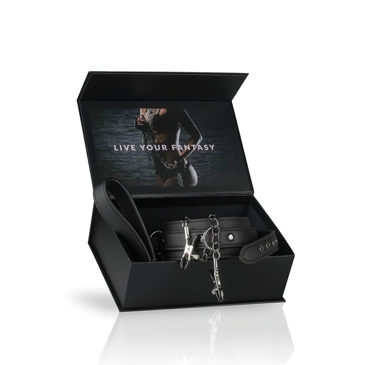 Easytoys - bimbócsipesz, nyakörv szett és póráz (4 részes) Easytoys - bimbócsipesz, nyakörv szett és póráz (4 részes)